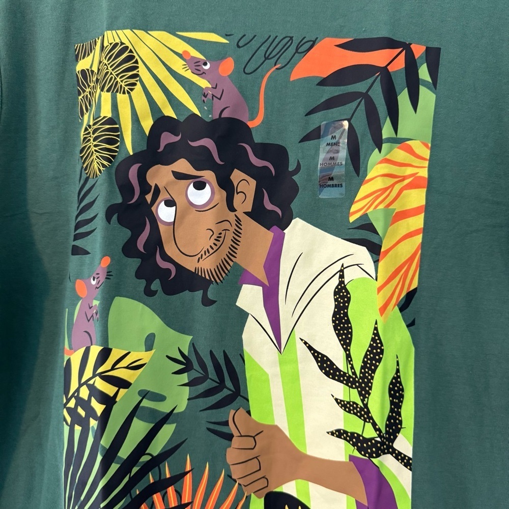 New Disney Encanto Bruno Green Character Tee Unisex M - Picture 7 of 10
